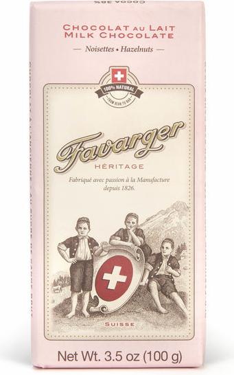 Produktbild Favarger Milchschokolade mit Haselnüssen (100 g)