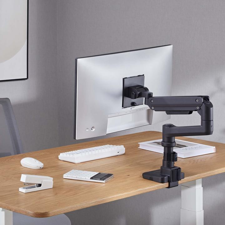 Produktbild Wiltec Monitorhalterung Schreibtisch bis 20kg Monitorhalter VESA flach & gebogen