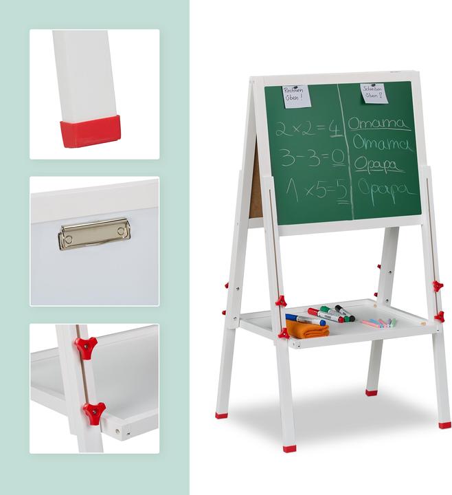 Actual product image Relaxdays Children's play easel