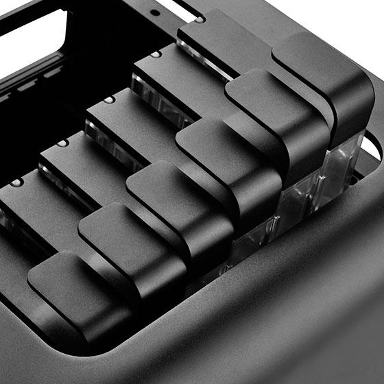 Produktbild Silverstone SST-CS01B-HS - Case Storage Mini-ITX Computer Gehäuse, 6x 2.5" Hot-Swap HDD Einschübe, s (SFX)