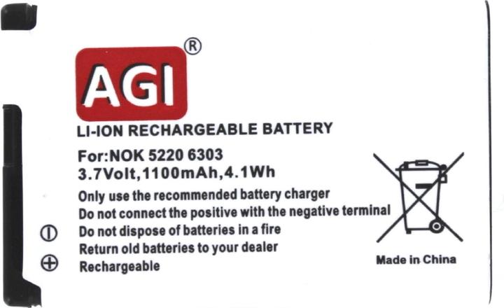 Produktbild AGI Akku kompatibel mit Nokia RM-745|RM-443|RM-518|RM-638