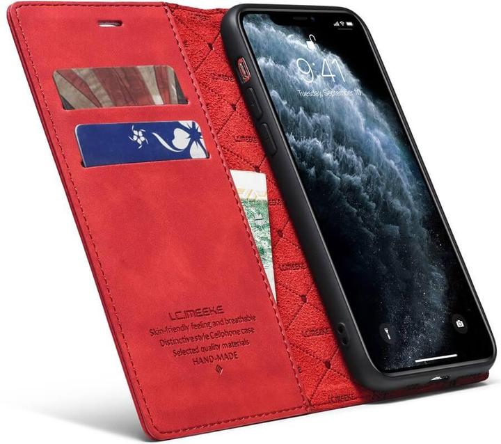Actual product image Cover-Discount iPhone 11 Pro - Stand Flip Case Cover red (Apple iPhone 11 Pro)