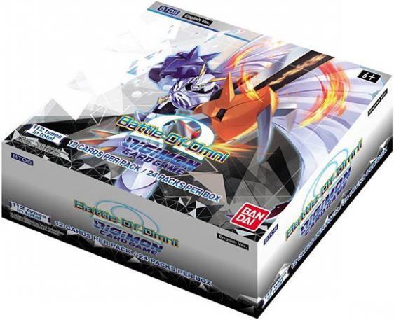 Actual product image Digimon Card Game BT05 Battle of Omni Buste (multipli 24) (English, Booster Pack)