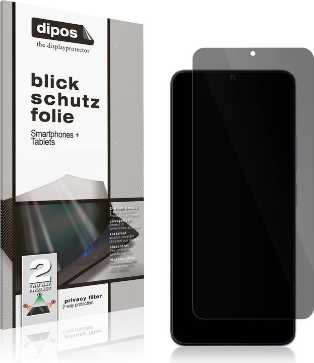 Produktbild Dipos Blickschutzfolie 2-Way Anti-Shock (1 Stück, Xiaomi Poco M6)