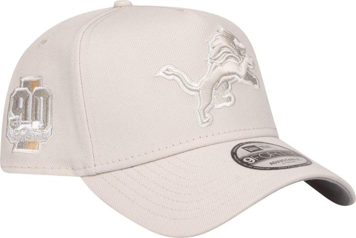 New Era 9Forty A-Frame Snapback Cap - Detroit Lions Stone (One Size)