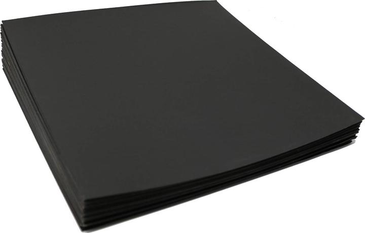 Produktbild Big Fudge Pro Blank Schallplatten Hüllen - 12" x Schwarz - 20 Vinyl LP Schutzhüllen 400 g/m² - Kompa (Platten)