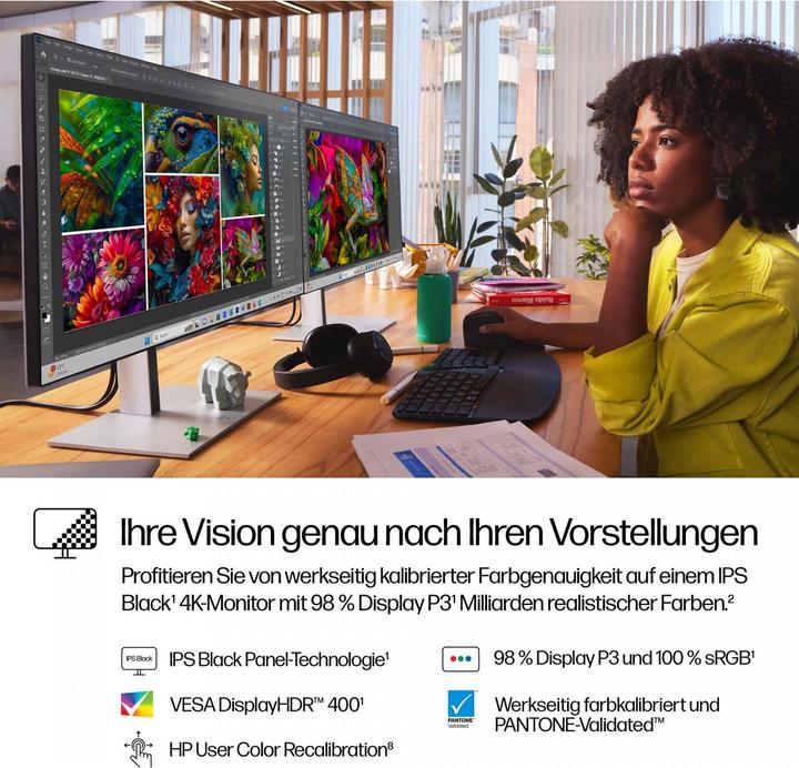 Actual product image HP 727pk Docking Display (3840 x 2160 Pixels, 27")