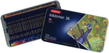 Actual product image Derwent Inktense permanent watercolour pencils (Multicoloured, Multicolor, multicolour, 36 x)