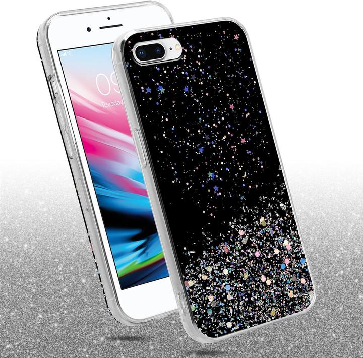 Actual product image Cadorabo TPU cover sparkling glitter (Apple iPhone 7 Plus, Apple iPhone 7s Plus)
