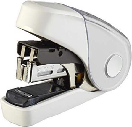 Produktbild Max Heftapparat HD-10FL3K/W weiss, Flachhefter Clinch (20 Blätter)