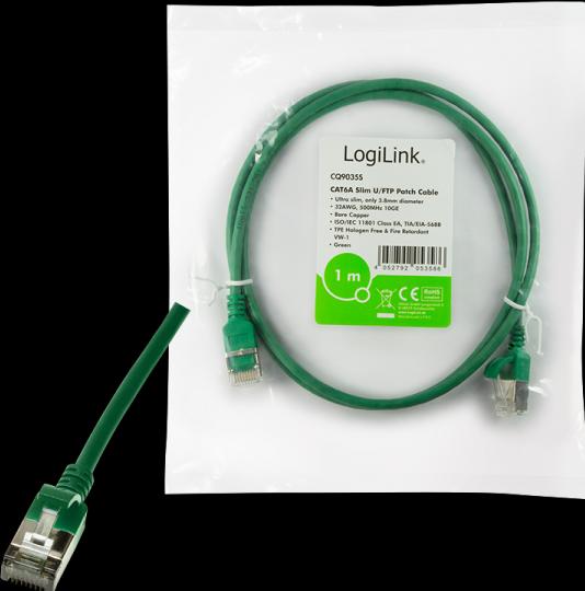 Produktbild LogiLink Netzwerkkabel (STP, CAT6a, 0.50 m)