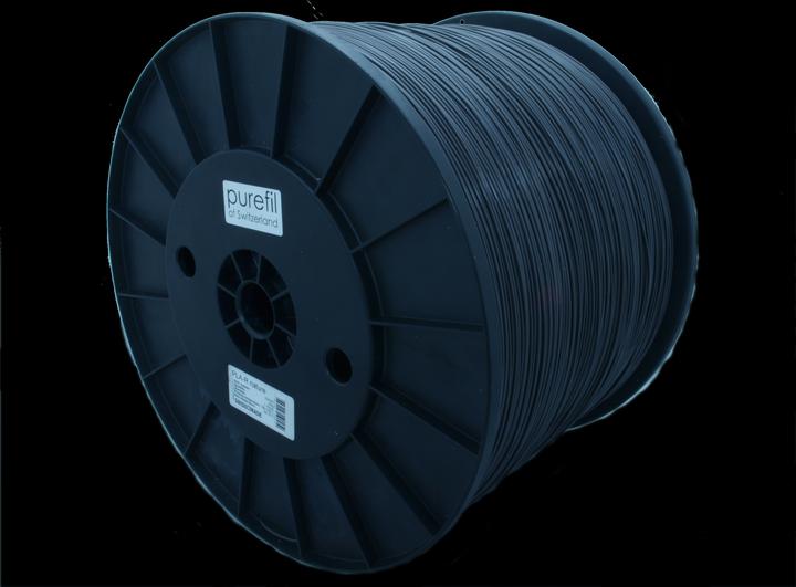 Purefil Filament (PLA-R, 1.75 mm, 10000 g, Black)