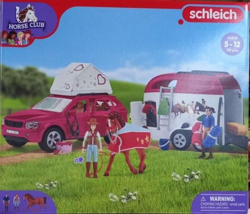 Immagine prodotto Schleich Avventura con auto e rimorchio per cavalli