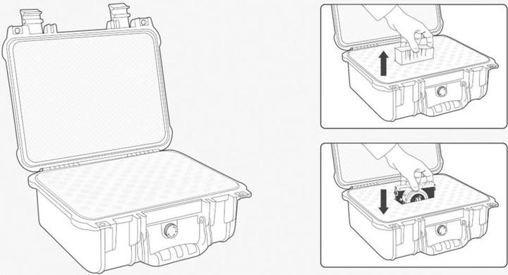 Actual product image Toolcraft IP67 TO-7746834 Outdoor case (L x W x H) 560 x 430 x 215mm