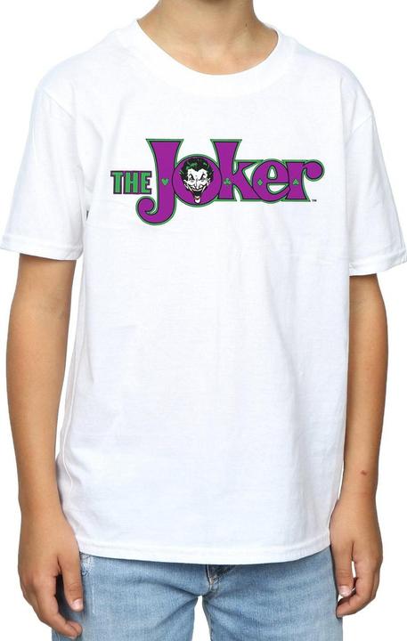 Actual product image Boys The Joker Text Logo T-Shirt (152, 158)