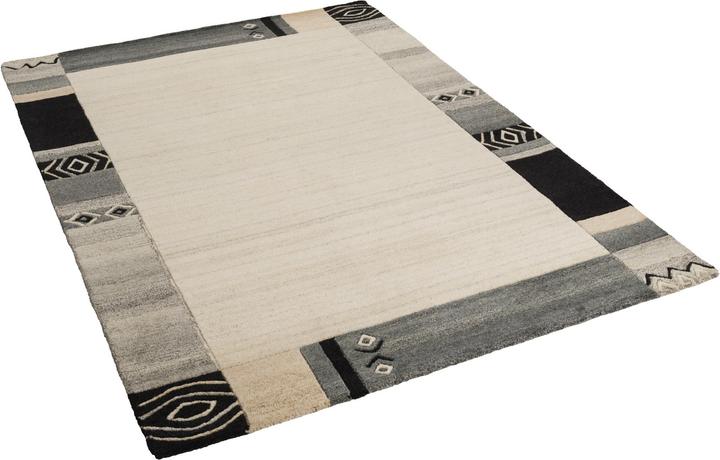 Image du produit Theko Tapis naturel Indo Nepal Patana Border (70 x 140 cm)