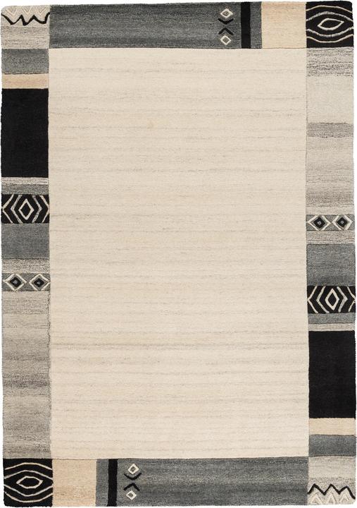 Image du produit Theko Tapis naturel Indo Nepal Patana Border (70 x 140 cm)