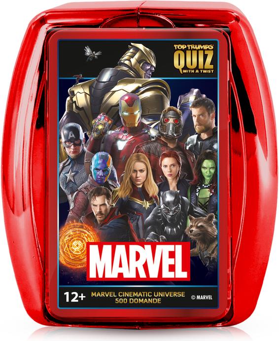 Produktbild Winning Moves WM00006-ITA-6 TOP TRUMPS QUIZ - MARVEL (Englisch)