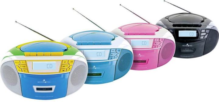 Image du produit Schwaiger Sound4You CD-Radio FM, AM, FM CD, FM Coloré (AM, VHF, FM)