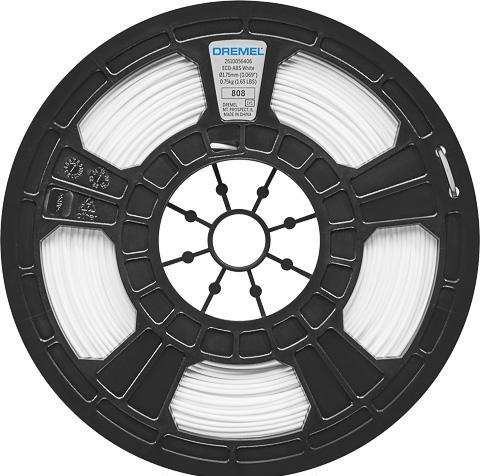 Produktbild Dremel ECO ABS 1,75mm WHITE 0,75kg 3D FILAMENT (ABS, 1.75 mm, 750 g, Weiss)