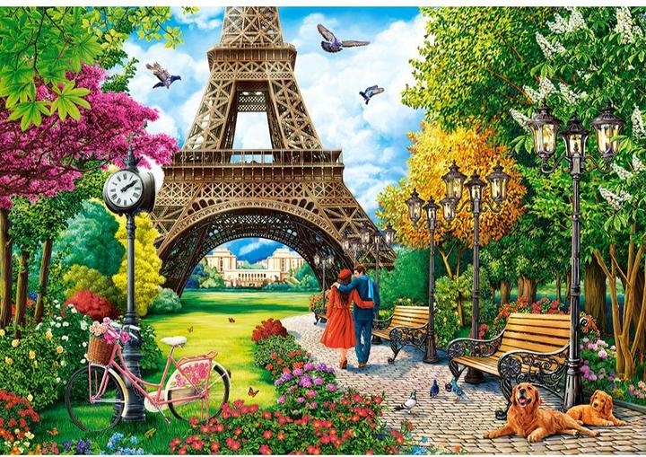 Productafbeelding Castorland Lente in Parijs puzzel 1000 stukjes (1000 onderdelen)