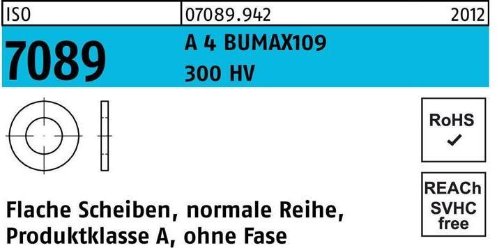 Produktbild Bufab Unterlegscheibe ISO 7089 o.Fase 5 A 4 300 HV BUMAX109