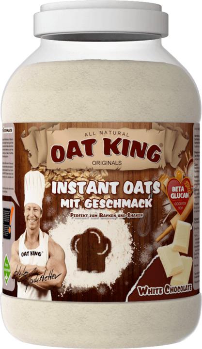Image du produit Oat King 100% avoine complète en poudre avec arôme (boîte de 4000g) (Chocolat blanc, 1 pcs, 4000 g)