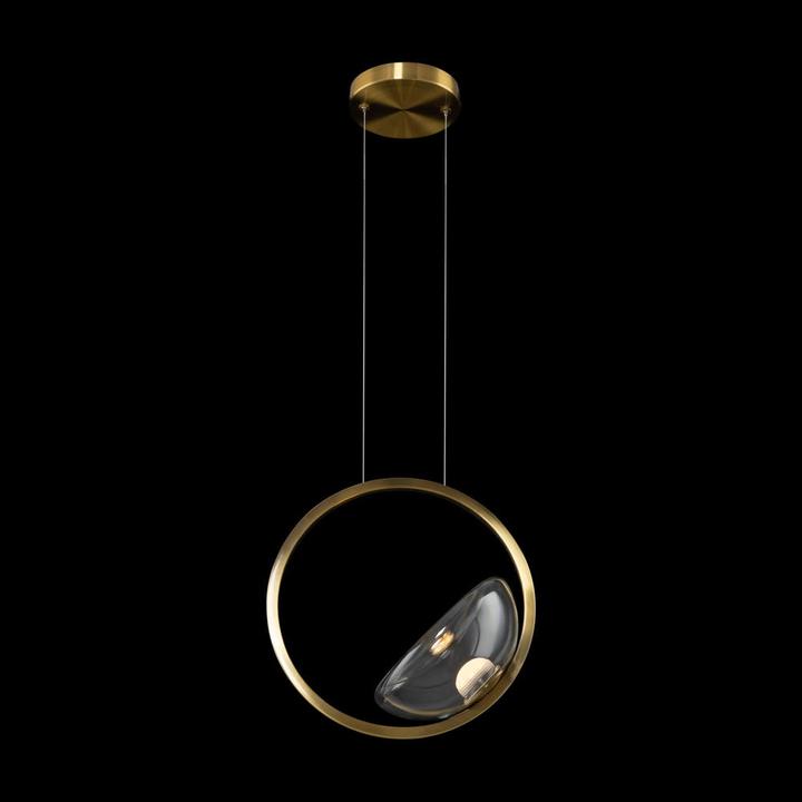 Immagine prodotto Maytoni Lunare LED Pendant Light, lampada a sospensione 5W in ottone bianco caldo (450 lm)