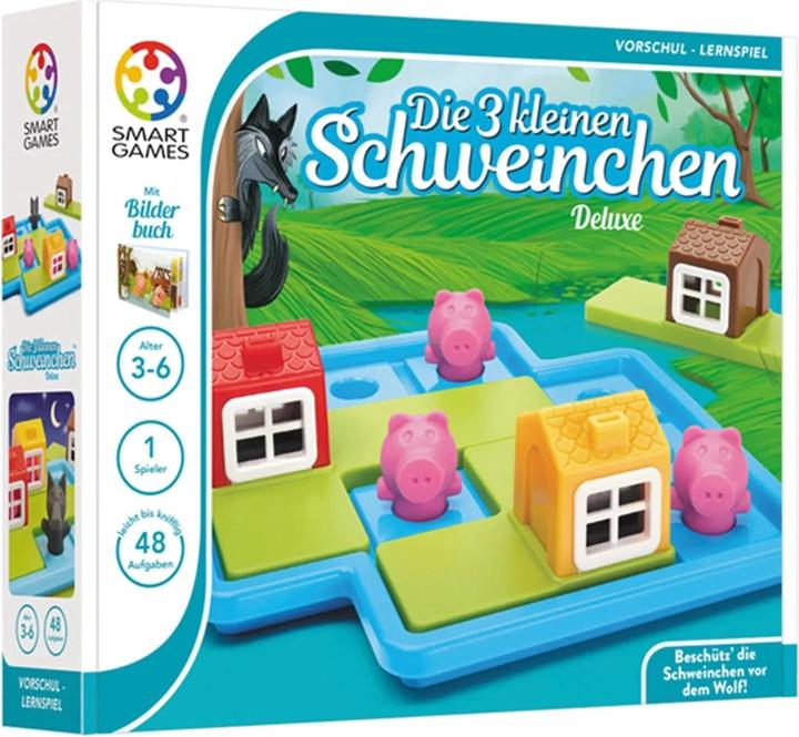 Actual product image Smart Games The 3 little pigs (Finnish, Italian, French, Dutch, Swedish, German, Norwegian, Portuguese, Danish, Spanish)