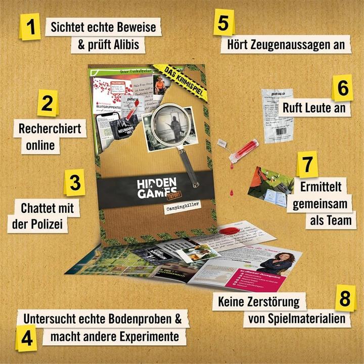 Image du produit Hidden Games Campingkiller - Jeu de piste (Allemand)
