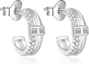 Beneto Timeless silver rings earrings AGUP2192L (L)