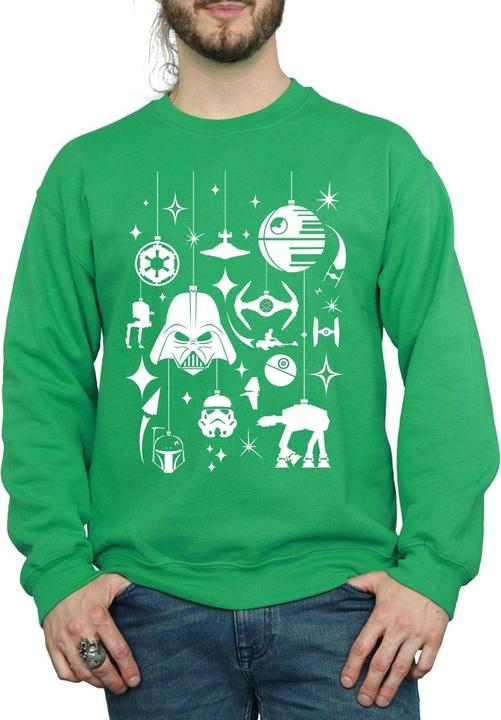 Produktbild Star Wars Christmas Decorations Sweatshirt (XL)