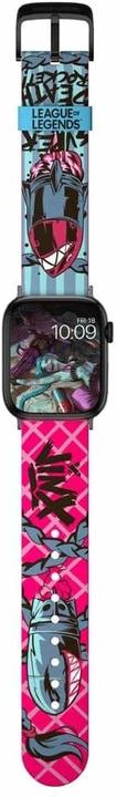 Produktbild Moby Fox League of Legends bracelet pour smartwatch Jinx (22 mm, Silikon, Edelstahl)