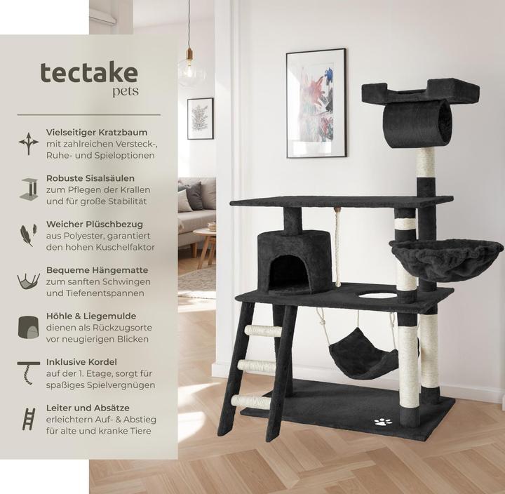 Produktbild tectake Marcel (141 cm, Schwarz)