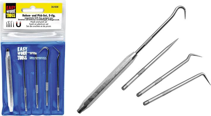Easy Work Haken- und Pick-Set, 5 tlg.
