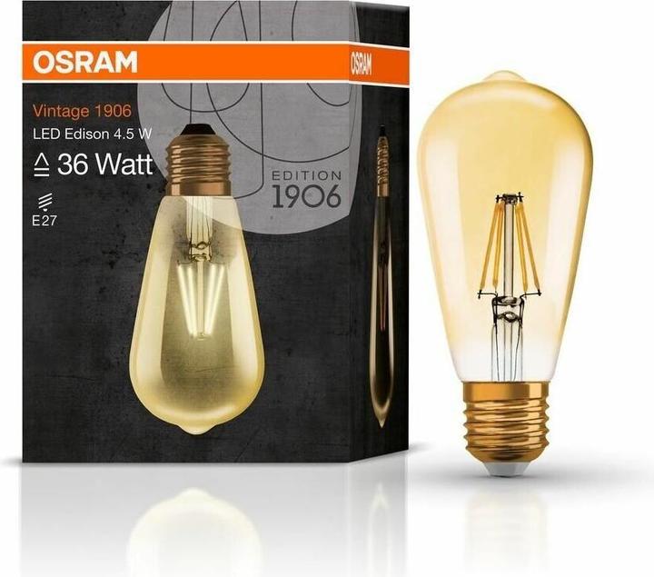 Actual product image Osram Edison Vintage (E27, 4 W, 420 lm, 1 x, F)