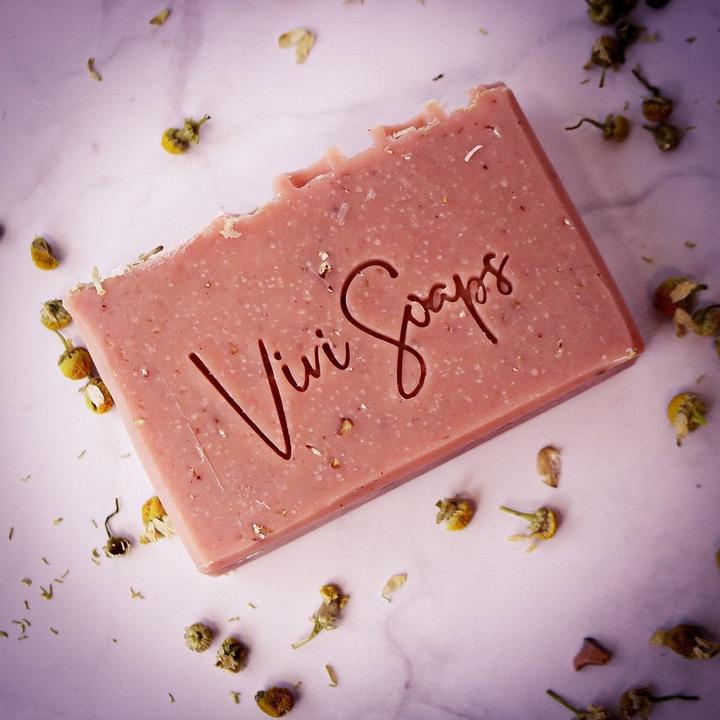 Produktbild Vivi Soaps Honey and Oats Peelingseife (Hartseife)