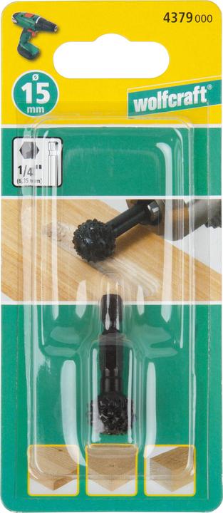 Produktbild wolfcraft wolfcraft 1 Profilraspel Holz zyl.gew. 6kt. ø12,5