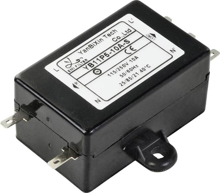 Image du produit Tru Components TC-10471952 Filtre réseau 250 V/AC 10 A 0,3 mH (L x l x H) 68 x 50