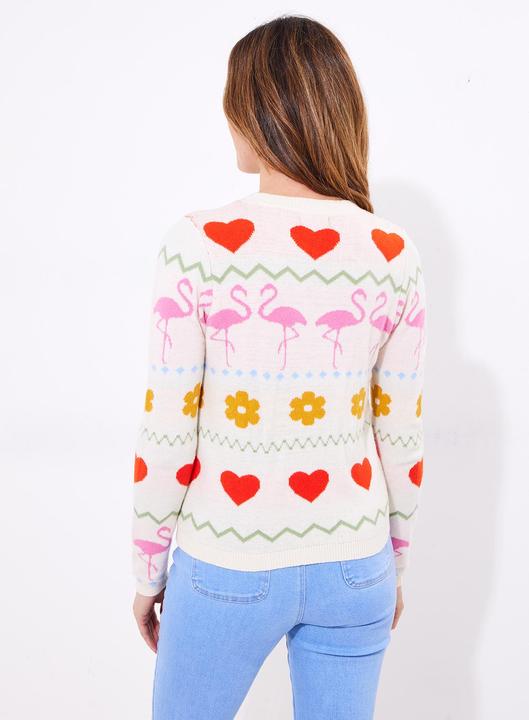 Produktbild Joe Browns Flamingo Print Cardigan (40)