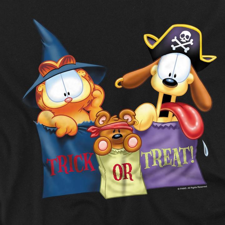 Actual product image Garfield Unisex Adult Grab Bags T-Shirt (XL)