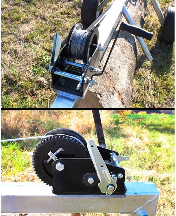 Immagine prodotto Dema Seilwinde für Artikel 67997 Stammholzwagen mit 2 Rädern / Tragkraft 700 Kg