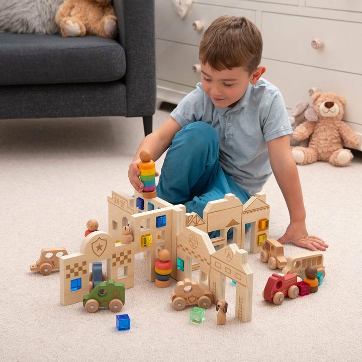 Immagine prodotto TickiT Scena della città di legno ad incastro