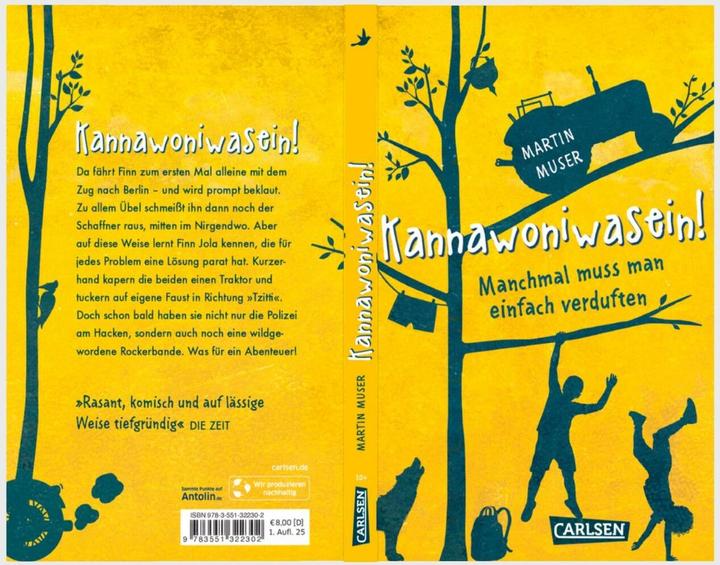Actual product image Kannawoniwasein 1: Kannawoniwasein! Sometimes you just have to get away (Martin Muser, German)