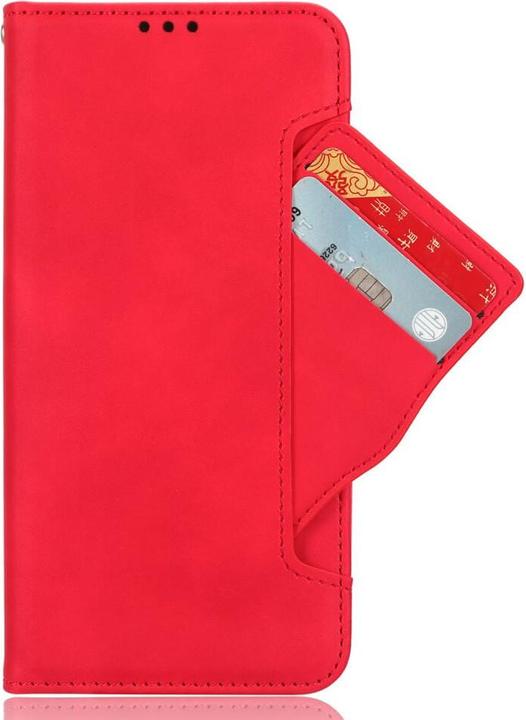 Immagine prodotto Cover-Discount Honor X8a - Custodia con molti scomparti per carte di credito rosso (Honor X8a)