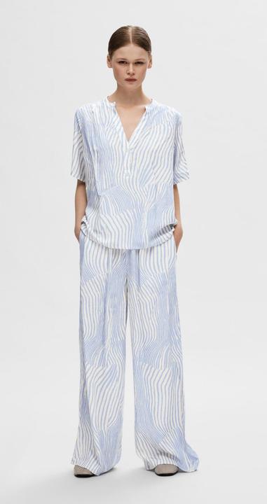Image du produit Selected Femme Pantalon imprimé à jambe large (40)