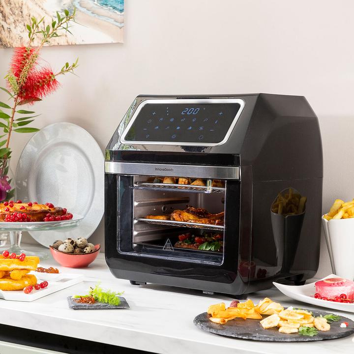 Produktbild InnovaGoods Heissluftfritteuse Fryinn Pro Max 12000 1800 W 12 L Edel (EU-Stecker)