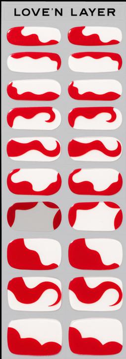 Actual product image Love'n Layer - Abstraction Grape Red