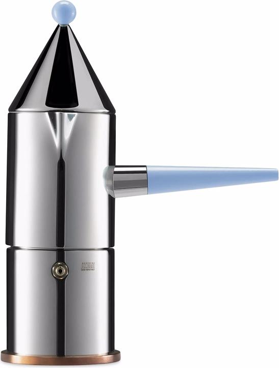 Alessi Espressomaschine LA CONICA für 3 Tassen stahlgrau (3 T.)