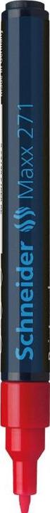 Actual product image Tajima Schneider Maxx 271 Oil Marker, Red (deep blue-red, 2 mm, 1 x)